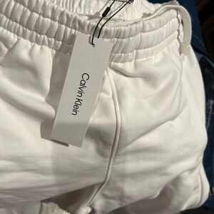 Calvin Klein White Casual Pants